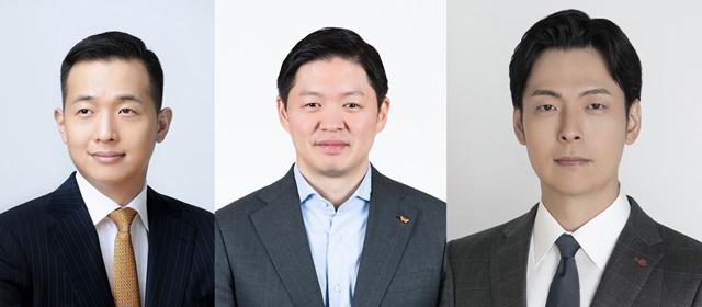 ▲ 사진 왼쪽에서부터 김동관 한화그룹 부회장, 최성환 SK네트웍스 사업총괄 사장, 신유열 롯데케미칼 상무.ⓒ각사
