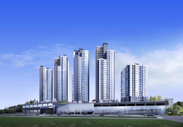 ▲ '인천 송월구역 재개발' 투시도. ⓒ중흥토건