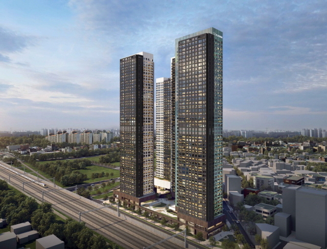 ▲ 평택시 통복동 주상복합 신축공사 투시도. ⓒ쌍용건설