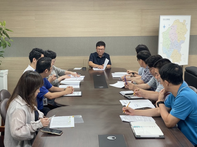 ▲ 영양군(군수 오도창)은 지난 9월 20일 부군수실에서 ‘2024년 정부합동 평가 대비 2차 보고회’를 가졌고 밝혔다.ⓒ영양군