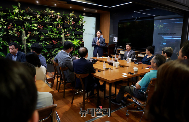 ▲ 문정 바이오 CEO 모임 현장. ⓒ정상윤 기자