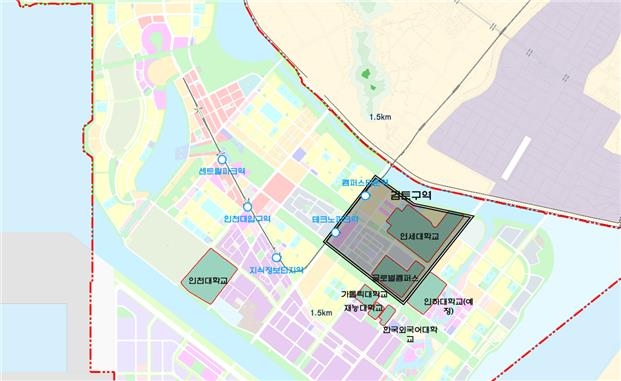▲ 인천경제청은 인천글로벌캠퍼스와 연세대 국제캠퍼스에 문화거리를 조성한다.ⓒ인천경제청 제공