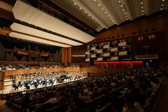 ▲ 사우스뱅크센터 로열 페스티벌 홀에서 열린 피아니스트 조성진 공연 현장.ⓒ주영한국문화원