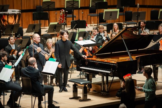 ▲ 사우스뱅크센터 로열 페스티벌 홀에서 열린 피아니스트 조성진 공연 현장.ⓒ주영한국문화원