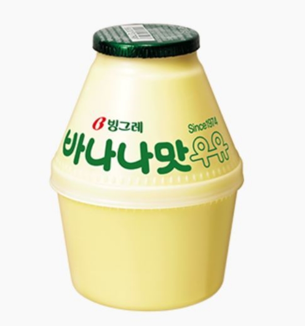 ▲ 빙그레 대표 가공우유 바나나맛우유 편의점 가격이 11월1일부로 100원 인상된다.ⓒ빙그레