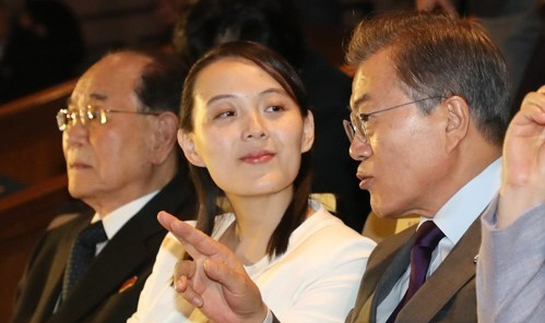 ▲ 김여정 북한 노동당 제1부부장(왼쪽), 문재인 대통령. ⓒ연합뉴스