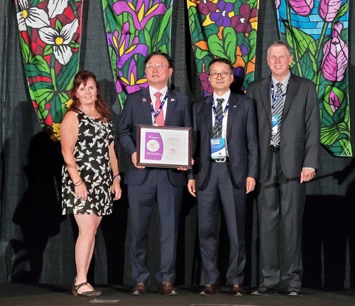 ▲ 국제정원도시 인증 등급 '5블룸 실버' 획득.ⓒ세종시