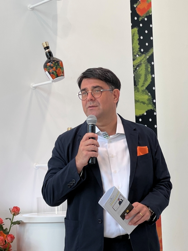 ▲ 프란츠 호튼 페르노리카코리아 대표가 4일 종로구 익선동 '누디트 익선'에서 열린 '로얄살루트 21년 리차드 퀸 에디션 2' 론칭행사에서 발언하고 있다.ⓒ최신혜 기자