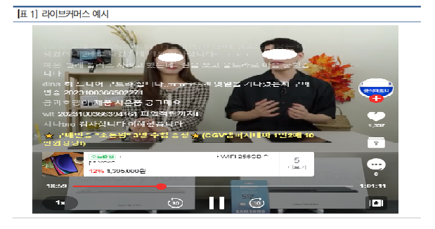 ▲ 라이브커머스 예시 ⓒ공정위