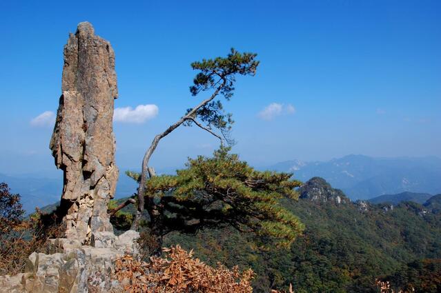 ▲ 악휘봉 선바위.ⓒ진경수 山 애호가