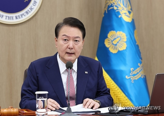 ▲ 윤석열 대통령이 10일 서울 용산 대통령실 청사에서 열린 국무회의에서 발언하고 있다. ⓒ연합뉴스