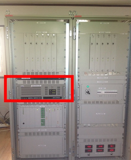 ▲ 악성코드가 설치된 중국산 연직바람관측장비의 모습. 빨간 네모 안이 악성코드가 발견된 신호 처리부. ⓒ임이자 국민의힘 의원실 제공