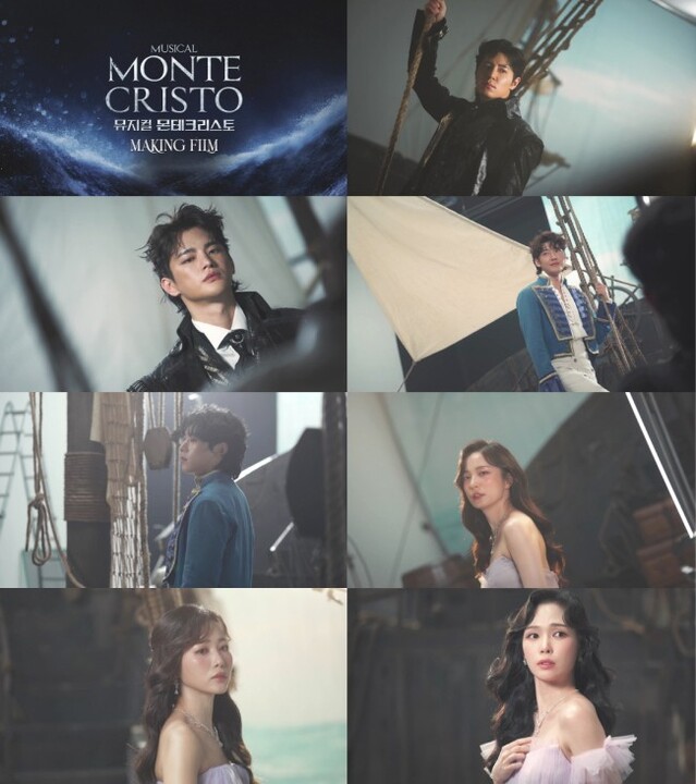 ▲ 뮤지컬 '몬테크리스토' 프로필 촬영 현장.ⓒEMK뮤지컬컴퍼니