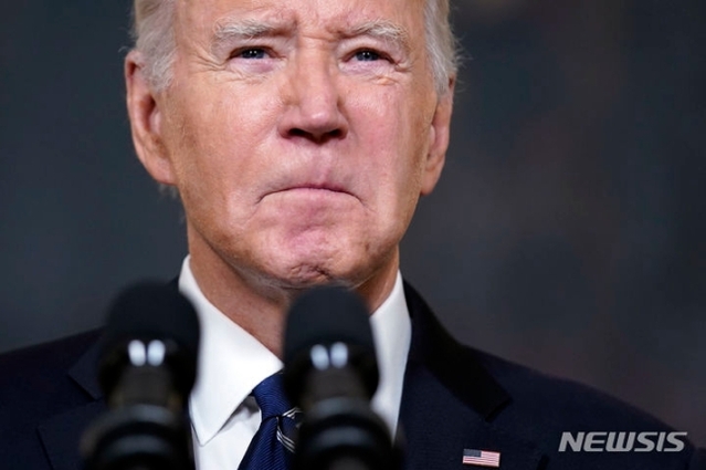 ▲ 조 바이든 미국 대통령은 10일(현지시간) 미 백악관에서 이스라엘과 팔레스타인 무장단체 하마스 충돌 사태 관련 연설에 나서 