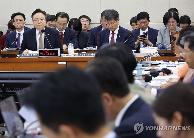 ▲ 11일 국회에서 열린 보건복지위원회 국정감사에 출석한 조규홍 보건복지부 장관이 의원 질의에 답하고 있다. ⓒ연합뉴스