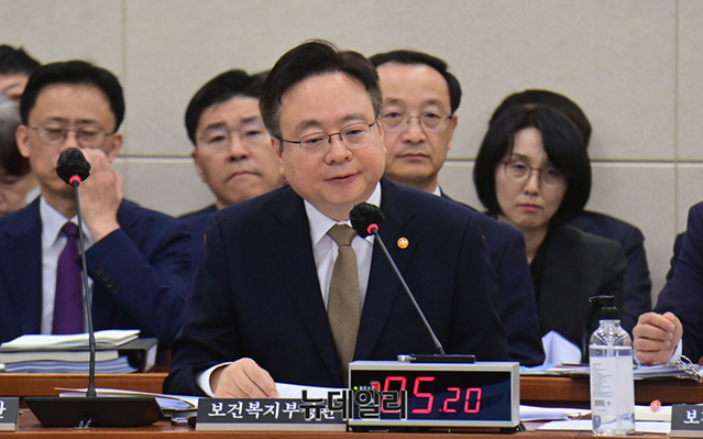 ▲ 조규홍 보건복지부 장관이 11일 국회에서 열린 보건복지위원회의 보건복지부·질병관리청에 대한 국정감사에서 의원들의 질문에 답하고 있다. ⓒ이종현 기자