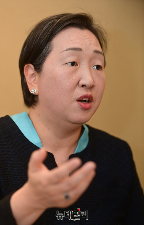 ▲ 인지연 '북한인권 개선과 자유통일을 위한 모임' 대표의 모습. ⓒ정상윤 기자