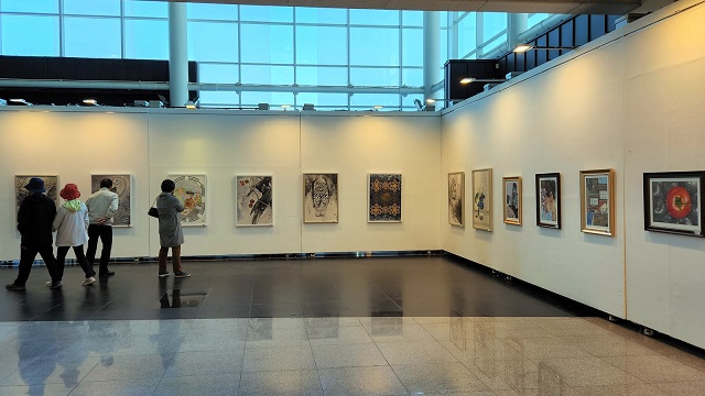 ▲ 미래 예술가를 꿈꾸는 김천예술고 학생들의 조형예술과 작품전시회 장면. 사진은 지난해 전시회 모습.ⓒ경북관광공사