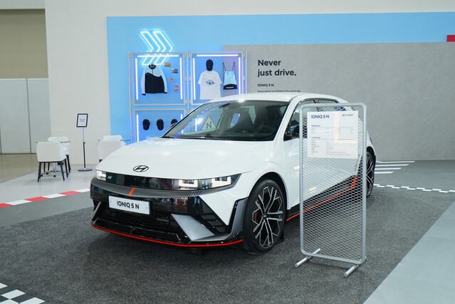 ▲ 대구 미래모빌리티엑스포에 전시된 현대차 아이오닉 5N의 모습 ⓒ현대자동차그룹