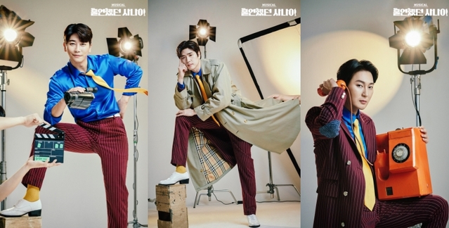 ▲ 뮤지컬 '홀연했던 사나이' 프로필 컷(왼쪽부터 사나이 역의 박민성· 정민·조성윤).ⓒ인사이트엔터테인먼트