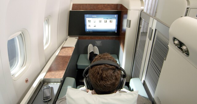 ▲ 대한항공 일등석 코스모 스위트 2.0 좌석. ⓒ대한항공