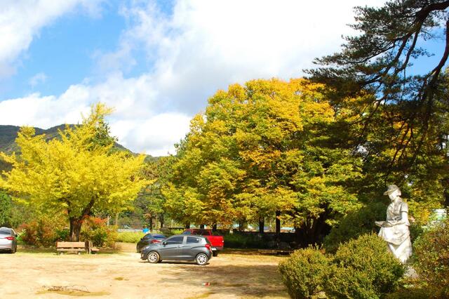 ▲ 상판안내센터의 가을 풍경.ⓒ진경수 山 애호가