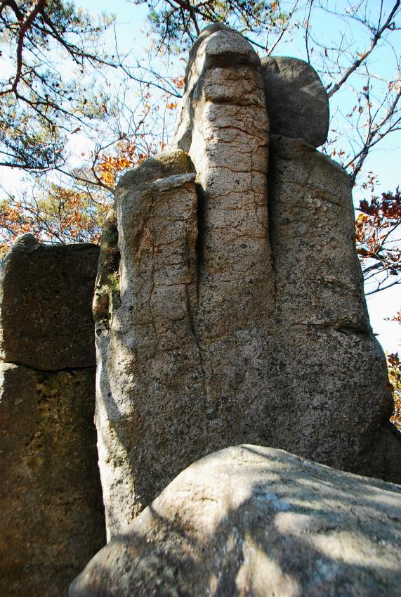 ▲ 손등바위(안의사바위).ⓒ진경수 山 애호가