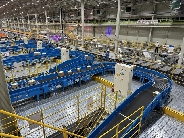 ▲ CJ대한통운 안성 MP허브터미널. ⓒCJ대한통운