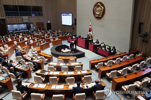 ▲ 6일 국회에서 예산결산특별위원회 전체회의가 열리고 있다. ⓒ연합뉴스