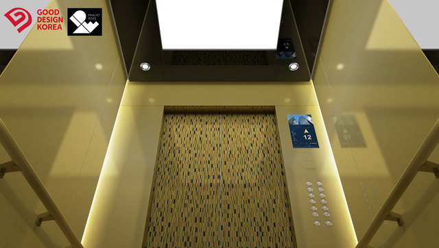 ▲ 젠쓰리 앰비언스 시리즈 '클림트 골드' 디자인. ⓒ오티스 코리아