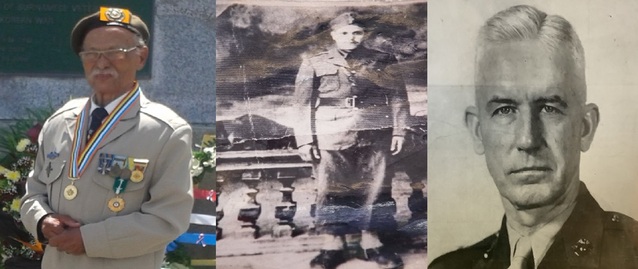 ▲ 왼쪽부터 윌프레드 반 곰, 엘 아스리 모하메드 벤 카두르, 올리버 스미스 참전용사. ⓒ국가보훈부