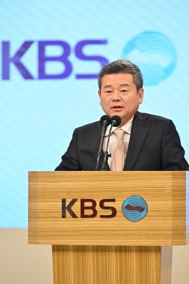 ▲ 박민 KBS 사장이 14일 KBS의 방만 경영 문제를 해소하기 위해 자신부터 임금 삭감을 단행하겠다고 밝혔다. ⓒKBS