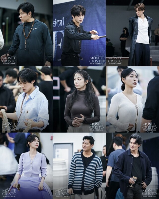 ▲ 뮤지컬 '몬테크리스토' 연습실 현장.ⓒEMK뮤지컬컴퍼니