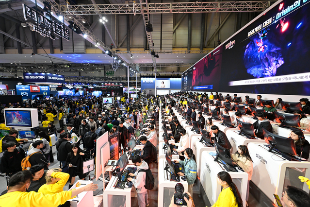 ▲ 지스타 2023 넷마블 부스 ⓒ넷마블