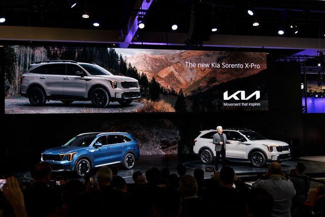 ▲ 기아가 LA 오토쇼에서 EV3, EV4 콘셉트와 신형 쏘렌토를 공개했다 ⓒ현대자동차그룹