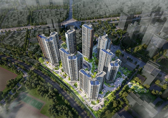 ▲ ㈜한화 건설부문이 시공하는 대전‘도마 포레나해모로’조감도.ⓒ㈜한화 건설