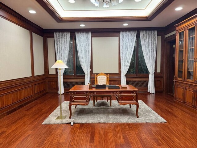 ▲ 대통령 관저 서재 재현.ⓒ문체부