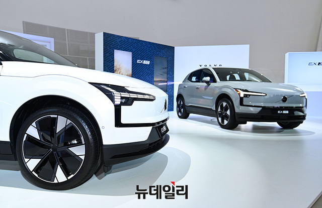 ▲ 이날 국내 첫 공개된 EX30.  ⓒ뉴데일리DB