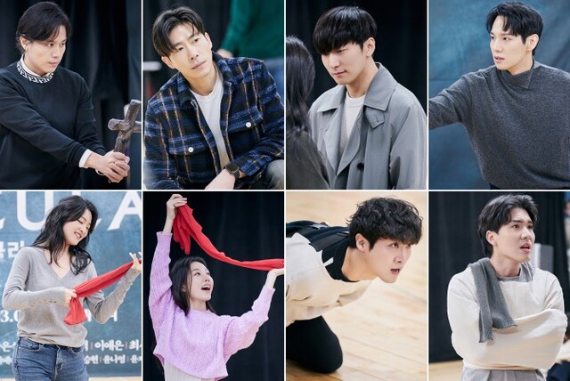 ▲ 뮤지컬 '드라큘라' 연습실 현장.ⓒ오디컴퍼니