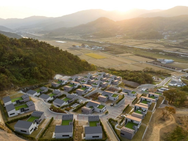 ▲ 전남 구례군 '돌오마을' 전경. ⓒ한국토지주택공사(LH)