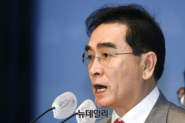 ▲ 태영호 국민의힘 의원.ⓒ서성진 기자