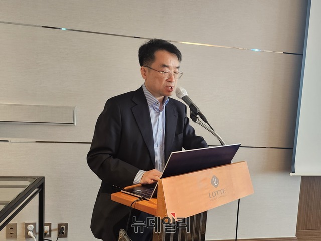 ▲ 조상호 대한심부전학회 정책이사가 5일 기자간담회에서 심부전 등급 상향을 요청했다. ⓒ박근빈 기자