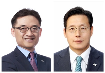 김미섭(좌측), 허선호 미래에셋증권 부회장