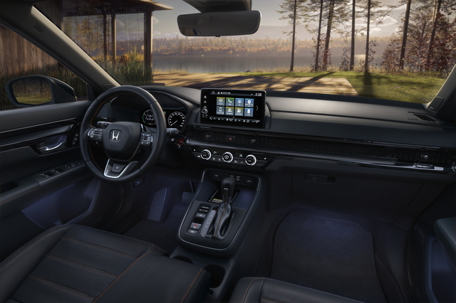 ▲ CR-V 하이브리드 2WD 투어링의 내부 모습. ⓒ혼다코리아