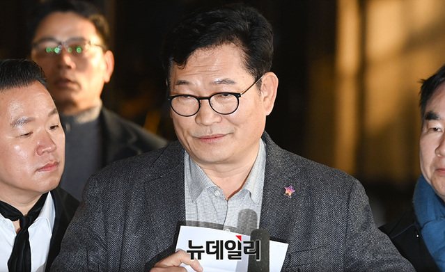 ▲ 더불어민주당 전당대회 돈봉투 살포 사건의 정점으로 지목된 송영길 전 대표. ⓒ서성진 기자