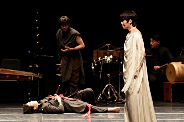 ▲ '남성창극 살로메' 쇼케이스 장면.ⓒ한국문화예술위원회