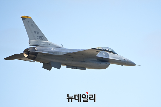 ▲ 미 공군의 전투기 F-16. ⓒ뉴데일리DB