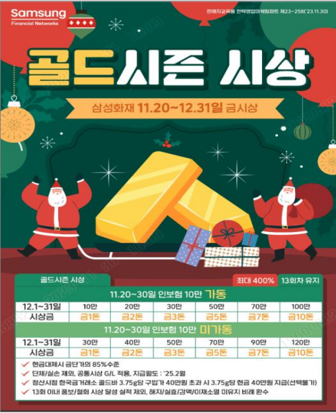▲ 삼성화재의 법인보험대리점(GA) 시책안.ⓒGA 소식지