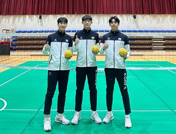 ▲ 세팍타크로 국가대표로 선발된 목원대 김상민·장민혁·김현수 선수(왼쪽부터).ⓒ목원대