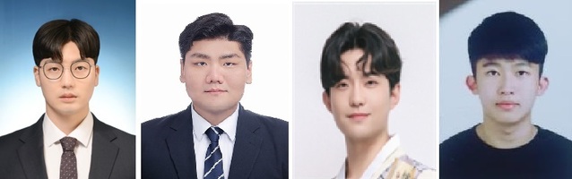 ▲ 국민의힘 전북도당은 이날 전북도당 부대변인으로 배성천(30) 현 정운천 국회의원실 비서를, 전북도당 청년위원회 부위원장으로 조태영(24·전북대 재학)·윤승현(전주기전대 재학)·장진혁(전주대 재학)씨 등을 임명했다.(사진 왼쪽부터 배성천, 조태영, 윤승현, 장진혁)ⓒ국민의힘 전북도당 사진 제공.